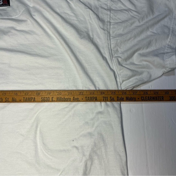 Vintage UNK NBA White T Shirt 90’s Michael Jordan Logo Men Size XL - Picture 7 of 9